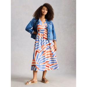 White Stuff Lucy Linen Midi Dress